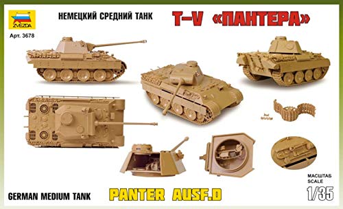 Zvezda 500783678 – 1: 35 Panzer V Panther Acabado D