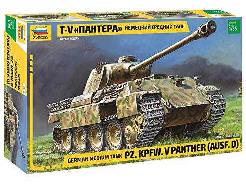 Zvezda 500783678 – 1: 35 Panzer V Panther Acabado D