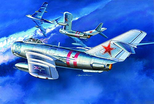 Zvezda 7318 500787318-1:72 MIG-17 Fresco Soviet Fighter - Juego de construcción de maqueta de plástico para Principiantes, sin Pintar