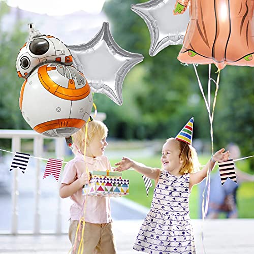 17 globos de helio de Star Wars Miotlsy-decoración de fiesta de cumpleaños con temática de Star Wars para niños para Regalos de niños Suministros decoración