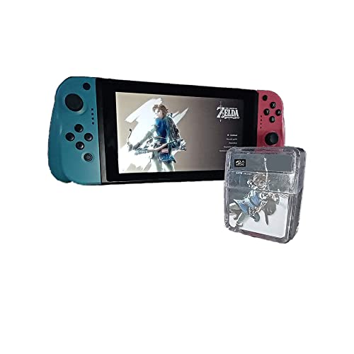 25 Mini tarjetas NFC Zelda Bread of The Wild Wolf Link Switch Lite Wii U y Nuevo Sistema 3DS Funciona como Amiibo con caja de almacenamiento
