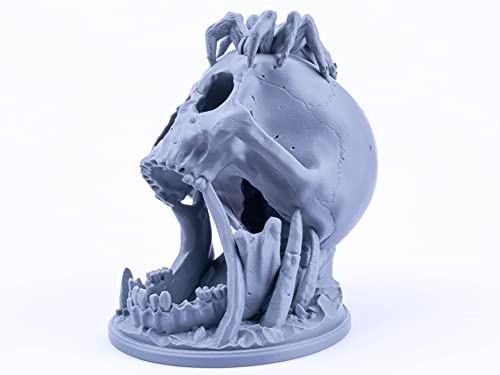 3D Vikings Dice Tower Skull para todos los tamaños de dados. Rodillo de dados perfecto para mazmorras y dragones, RPG de mesa, juegos en miniatura y juegos de mesa