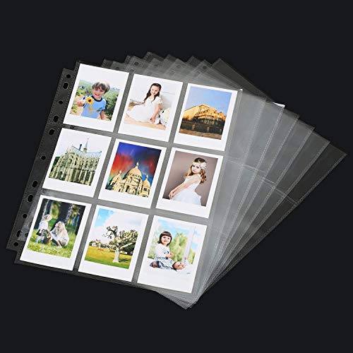 540 tarjetas coleccionables de 60 páginas por 9 bolsillos en blanco transparente, carpeta de colección para tarjetas comerciales (540 bolsillos)