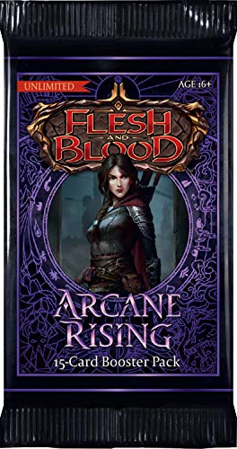 ADC Blackfire Entertainment Flesh & Blood Arcane Rising Unlimited Booster Caja con Display de 24 Sobres