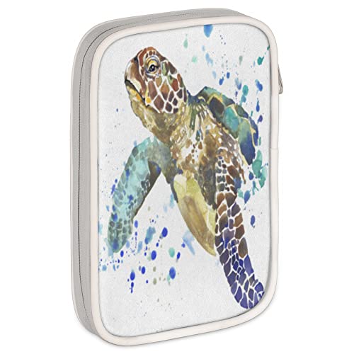 Alfombra redonda de tortuga marina de 36.2 pulgadas, antideslizante, para puerta delantera, para el hogar, baño, interior