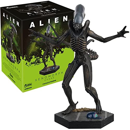 Alien - Xenomorph Drone (Alien) Box Display Edition - Figuras alienígenas y depredadores, colección de figuras alienígenas y depredadores de Eaglemoss Collections