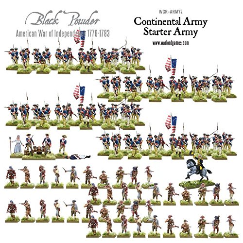 American War Of Independence, Continental Starter Army by Warlord Games by BlackPowder