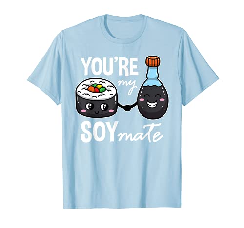 Amo el corazón Sushi Japanese Foodie Music Cartoon T ropa Camiseta