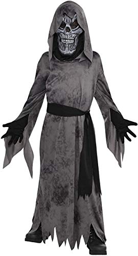 amscan 845704-55 Disfraz de Ghoul con capucha negra – Edad 12-14 años – 1 pieza