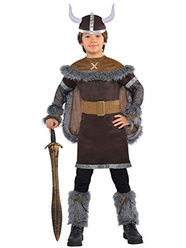 Amscan International - Disfraz Viking Warrior para niños, 4-6 años (999661)