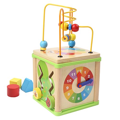 Andreu Toys Goge-Cubo de Actividad 5 en 1, Multicolor, 15.5 x 15.5 x 16 cm (Toys Service S.L TB15413)
