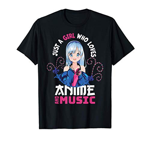 Anime y Música - Anime Nerd Girl - Manga Japón Otaku Camiseta
