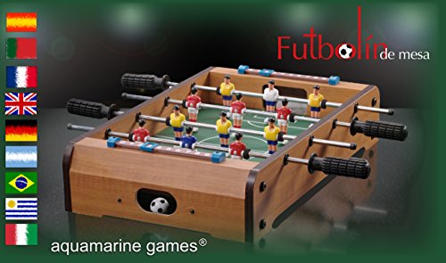 Aquamarine Games - Futbolín de Mesa (Compudid CP016)