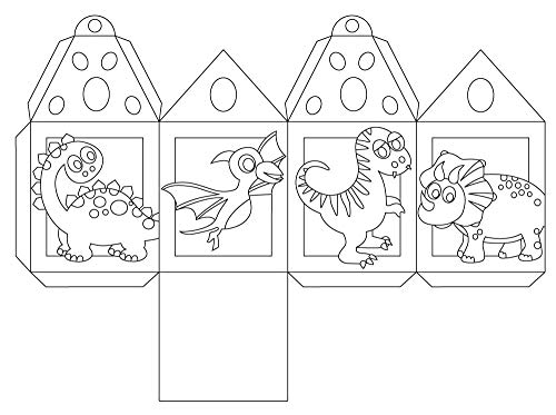 Arenart | 1 Lámpara de Farol Dinosaurios 12x12x22cm | para Pintar con Arenas de Colores | Manualidades para Niños | Dibujo Infantil | +6 años
