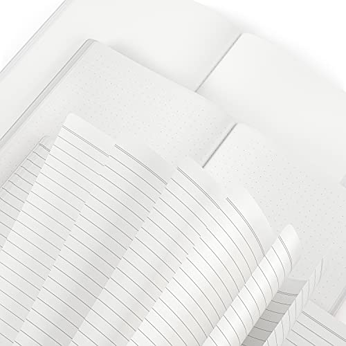 Arteza Cuadernos de Bolsillo (12,7 X 20,3 cm), Pack de 5 Cuadernos Personalizados, Estilo Marroquí con 2 Cuadernos Rayados, 2 Punteados y 1 con Hojas en Blanco, Encuadernación Cosida y Papel Grueso