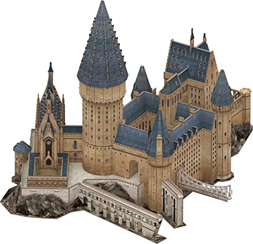 Asmodee- Harry Potter - Puzle 3D, diseño de la Sala del Castillo de Hogwarts (4D Cityscape Worldwide 51060)