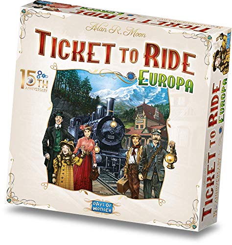Asmodee - Ticket to Ride: edición Especial 15º Aniversario, Juego de Mesa, edición en Italiano, 8521
