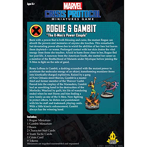 Atomic Mass Games | Coloso y Magik: Protocolo de Crisis de Marvel | Juego de Miniaturas | Edades 14+ | 2 Jugadores | 45 Minutos de Tiempo de Juego