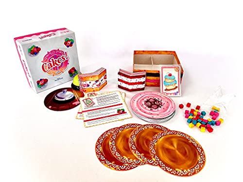 Atomo Games Cakes! El juego de mesa | Juego de Mesa Infantil para Niños a Partir de 5 Años | Juego para Fiestas y Cumpleaños