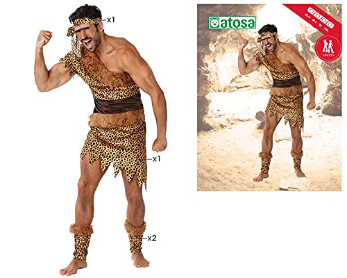 ATOSA disfraz cavernicola hombre adulto neandertal M