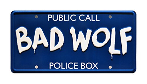 BAD WOLF | Metal Stamped License Plate