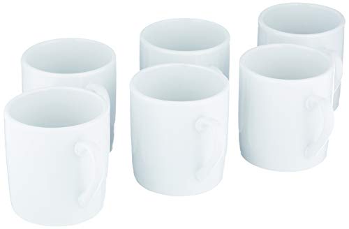 Baker Ross Mini tazas de porcelana Baker Ross (caja de 6) para decorar, personalizar y regalar a los niños