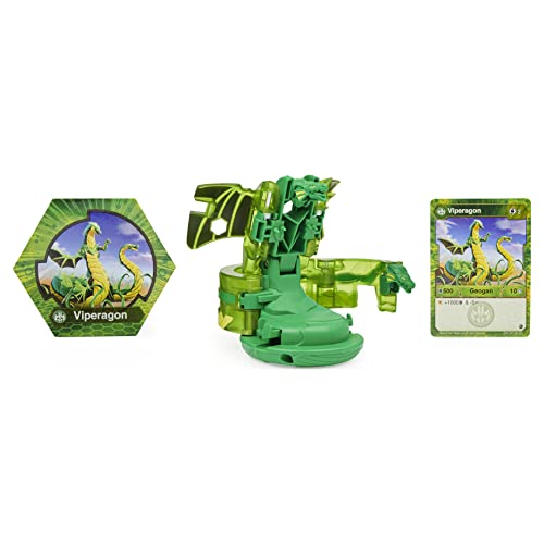 Bakugan Geogan Deka, Viperagon, Figura transformable Gigante Coleccionable, para niños a Partir de 6 años, 6059974
