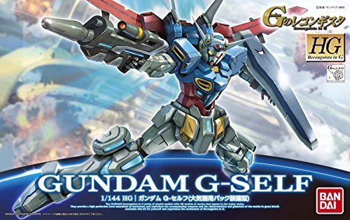Bandai Hobby HG #01 Gundam G-Self con Pack Atmosférico Reconguista en G Figura de Acción (Escala 1/144)