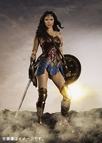 BANDAI – Justice League 57552 SH Figuarts – Wonder Woman, 15 cm, 19781