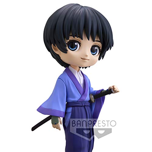 Banpresto Figura Q Posket Rurouni Kenshin - Meiji Swordsman Romantic Story - Sojiro Seta (Ver.A) Multicolor BP17499