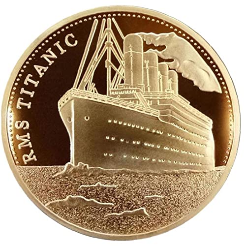 Barco Titanic Coin Conmemorativo Titanic Incidente Recoger BTC Bitcoin Arts Regalos Decoración Oficina En Hogar
