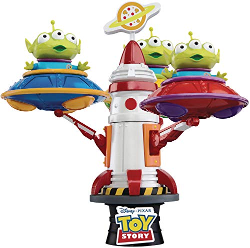Beast Kingdom Toy Story: Alien Spin UFO DS-052DX D-Stage Estatua, Multicolor