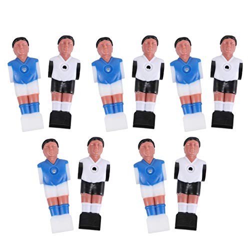 BESPORTBLE 10 Piezas de Futbolín de Repuesto para Hombre Jugador de Mesa de Fútbol Piezas de Minimuñeco Estatuilla Juego Juguetes para Juegos de Mesa Casa de Muñecas para Niños