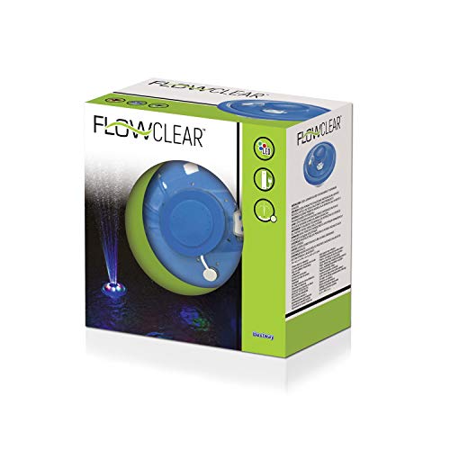 Bestway 58493 - Fuente Flotante Flowclear LED para Piscina