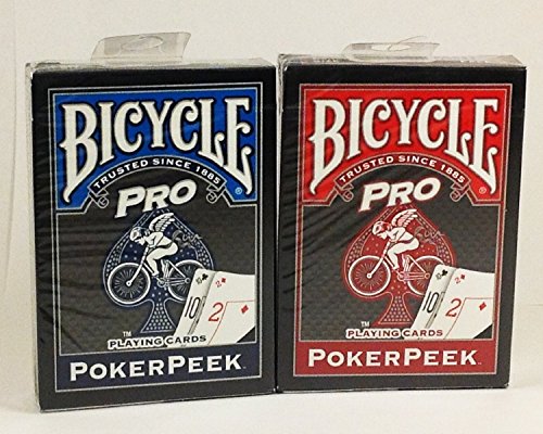 Bicycle Pro Poker Peek Cartes à jouer - 2 terrasses.