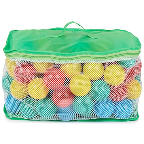 Bieco 22000510 - 100 bolas de colores de plástico (6 cm), colores variados [importado de Alemania] , color/modelo surtido