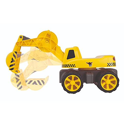 Big-800055811 Excavadora de Juguete con Asiento para el niño, Color Amarillo (800055811)