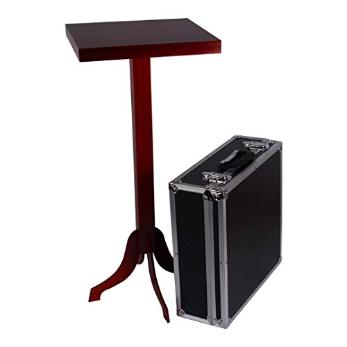 Bigbao - Mesa flotante para magos profesionales con funda de transporte, trucos de magia para magos de escenario trucos de trucos de etapa, levitación ilusión y mesa voladora (mesa cuadrada simple)