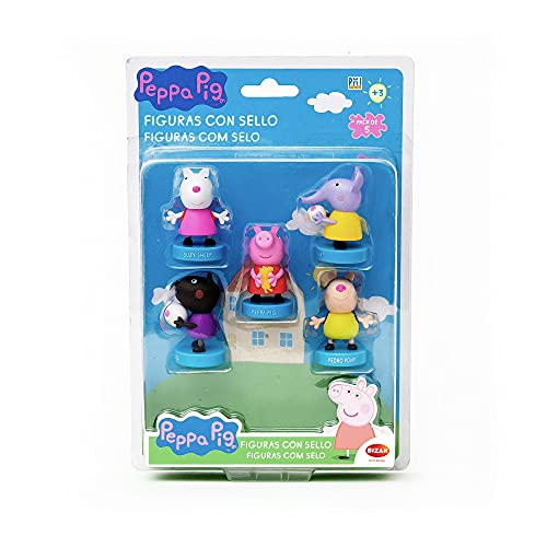 Bizak Peppa Pig Figura con Sello Pack de 5 (64115043)