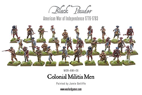 Black Powder - American War of Independence - Colonial Militia Men (28mm) (WGR-AWI-06)