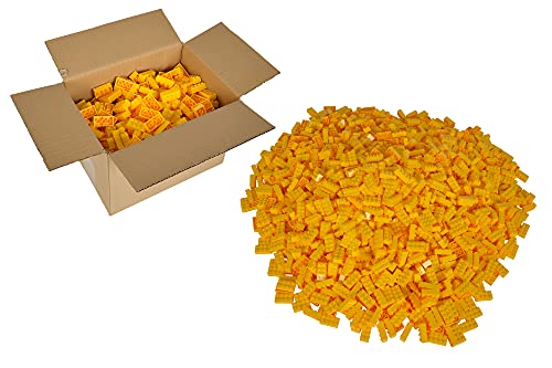Blox - 500 bloques a granel, color amarillo (Simba 4118917) , color/modelo surtido