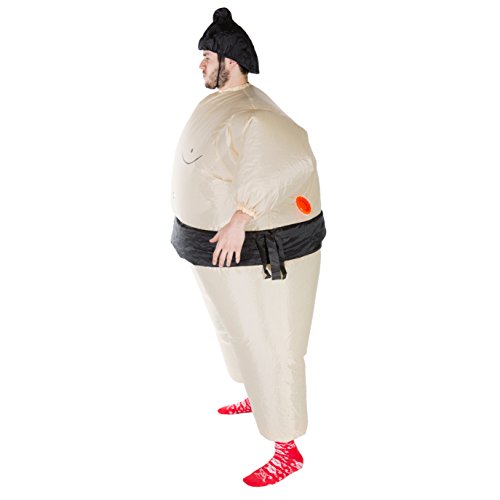 Bodysocks® Disfraz Hinchable de Luchador de Sumo Adulto