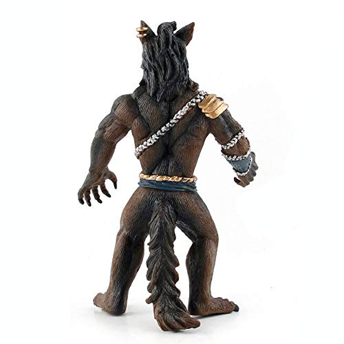 BOHS Figura de acción sólida del Hombre Lobo con 2 Armas, Juguete Modelo Fantacy, 7,7 Pulgadas / 19,5 centímetros