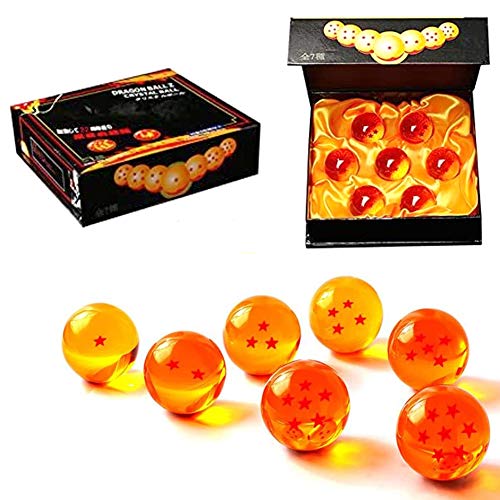 Bolas de cristal acrílico DBZ, bolas decorativas para el hogar, bolas de colección de anime para cosplay, fiesta y boda