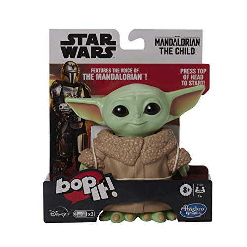 Bop It! Star Wars: The Mandalorian The Child Edition Game, The Mandalorian Voice y The Child Sounds, Juego electrónico para niños de 8 años en adelante