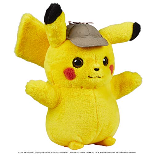 Boti Europe B.V. 97570 Pokémon Detective Pikachu 16" Plush Real Scale, jaspeados