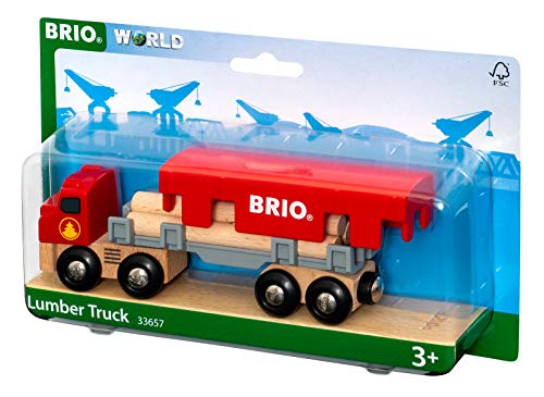 BRIO 33657 Camión maderero, BRIO Trenes-Vagones-Vehículos, Edad Recomendada 3+
