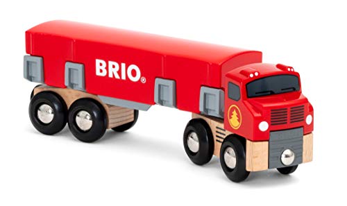 BRIO 33657 Camión maderero, BRIO Trenes-Vagones-Vehículos, Edad Recomendada 3+