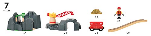 BRIO 53.033.889 Túnel parte y accesorio de juguet ferroviario - Partes y accesorios de juguetes ferroviarios (Túnel, BRIO, 3 año(s), Gris, 450 mm, 270 mm) , color/modelo surtido