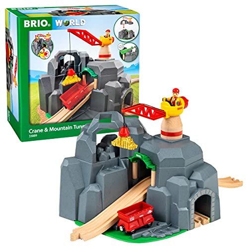 BRIO 53.033.889 Túnel parte y accesorio de juguet ferroviario - Partes y accesorios de juguetes ferroviarios (Túnel, BRIO, 3 año(s), Gris, 450 mm, 270 mm) , color/modelo surtido